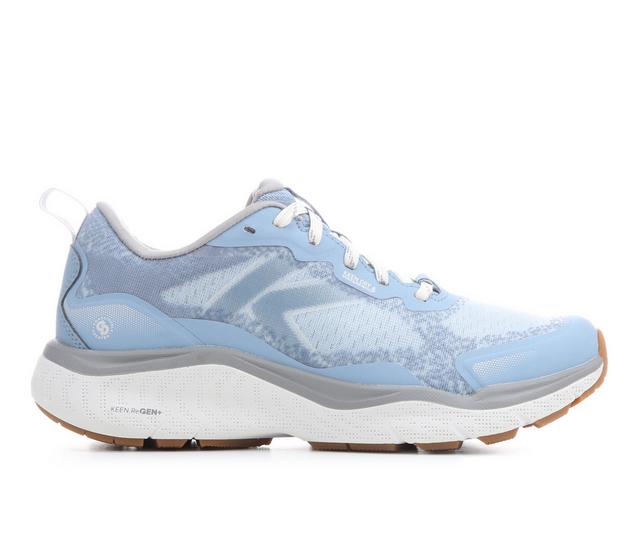 Women's Keen Outdoor Leiki Waterproof Hiking Shoes in Skyway/Star Whi color