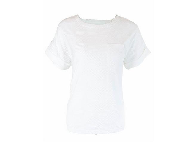Simply Southern Adults' Terry Cloth Tee in Ivory color