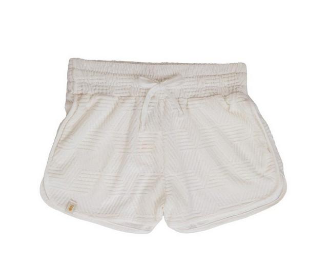 Simply Southern Adults' Terry Cloth Shorts in Ivory color