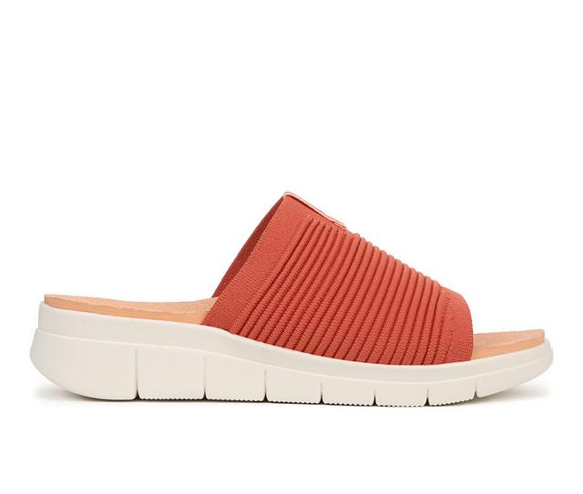 Women's Ryka Epic Slide Sporty Sandals in Orange Paprika color