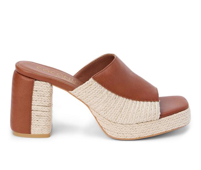 Women's Coconuts by Matisse Beaufort Dress Sandals in Cognac color
