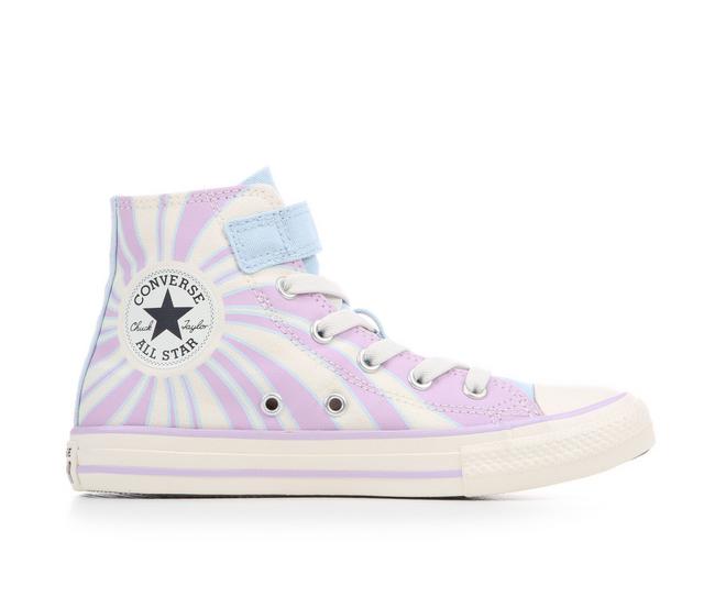 Girls' Converse Little Kid Chuck Taylor All Star Hi Sneakers in Clr Skies/Lvndr color