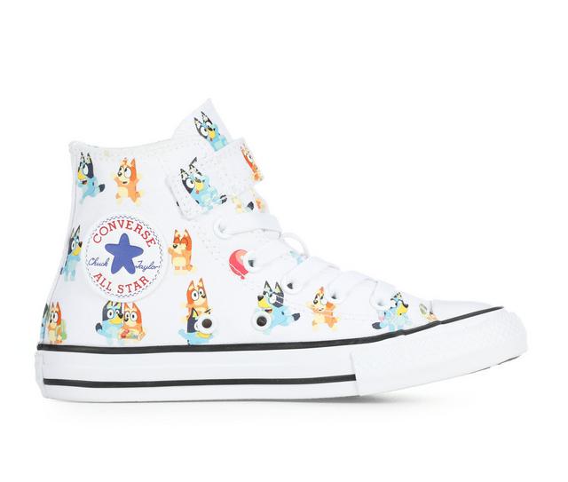 Kids' Converse Little Kid Chuck Taylor 1v Bluey Sneakers in Wht/Multi/Blk color