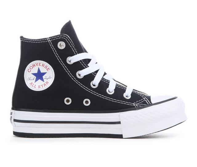 Kids' Converse Big Kid Chuck Taylor Eva Lift High-Top Platform Sneakers in Black/White color