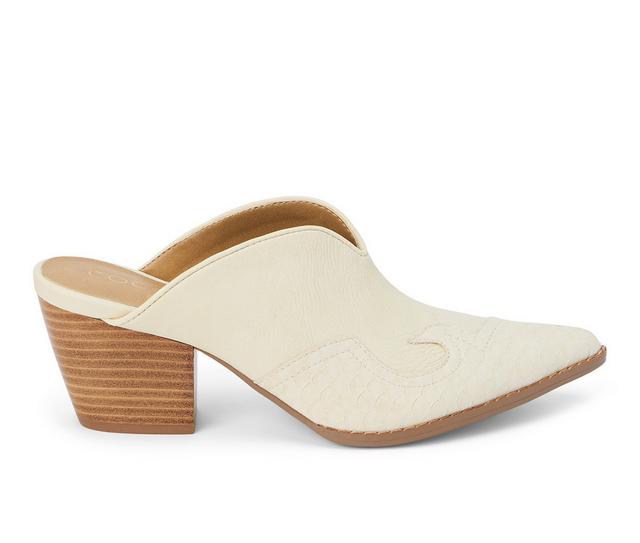 Women's Coconuts by Matisse Colt Mules in Ivory color