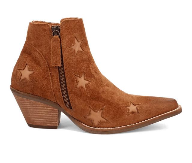 Women's Dingo Boot Little Star Western Boots in Camel color