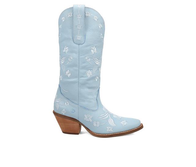 Women's Dingo Boot Love Bug Western Boots in Blue color
