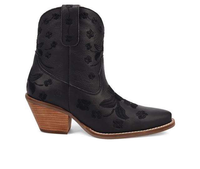 Women's Dingo Boot Sweetheart Western Boots in Black color