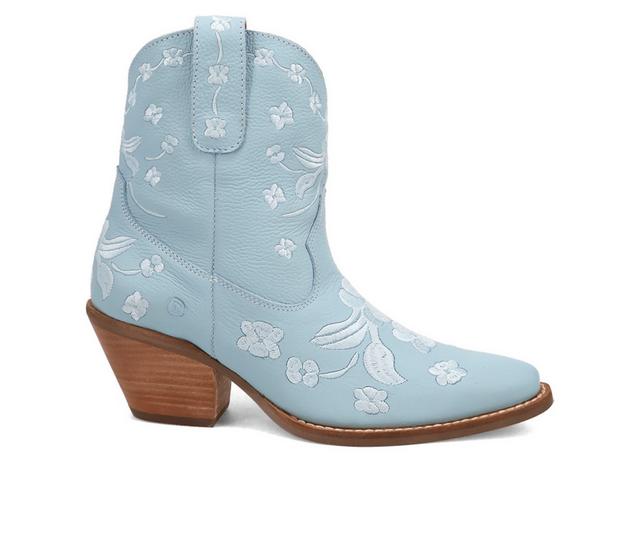 Women's Dingo Boot Sweetheart Western Boots in Blue color