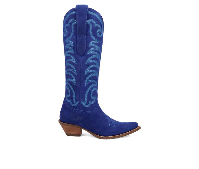 Women's Dingo Boot Movin' On Western Boots in Blue color