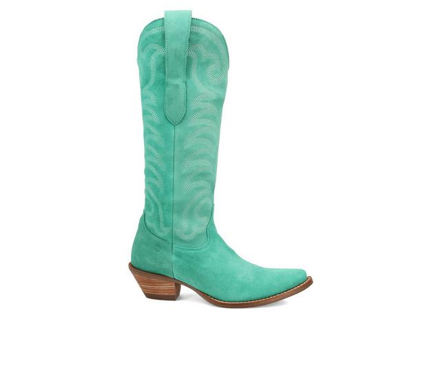 Women's Dingo Boot Movin' On Western Boots in Green color