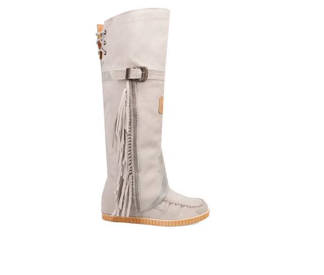 Women's Dingo Boot Lakota Western Boots in Off White color