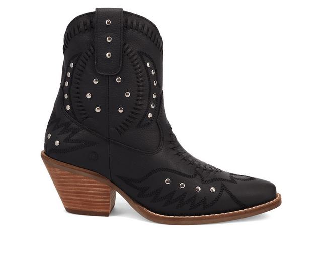 Women's Dingo Boot Precious Western Boots in Black color