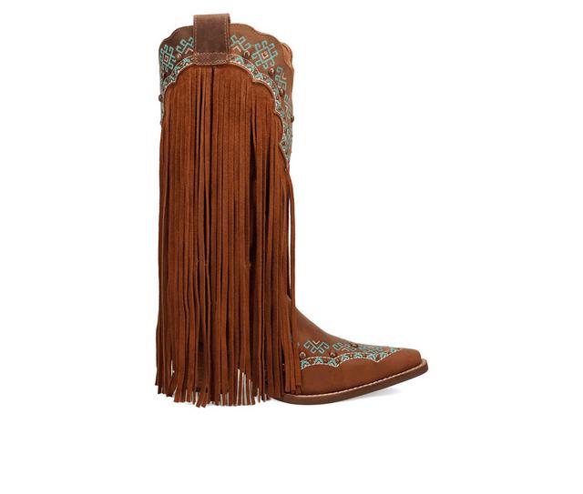 Women's Dingo Boot Tequila Sunrise Western Boots in Brown color