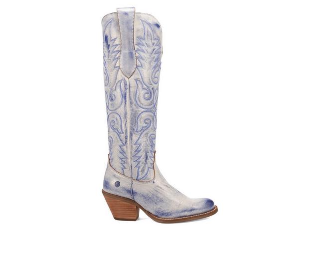 Women's Dingo Boot Faded Love Western Boots in Blue color