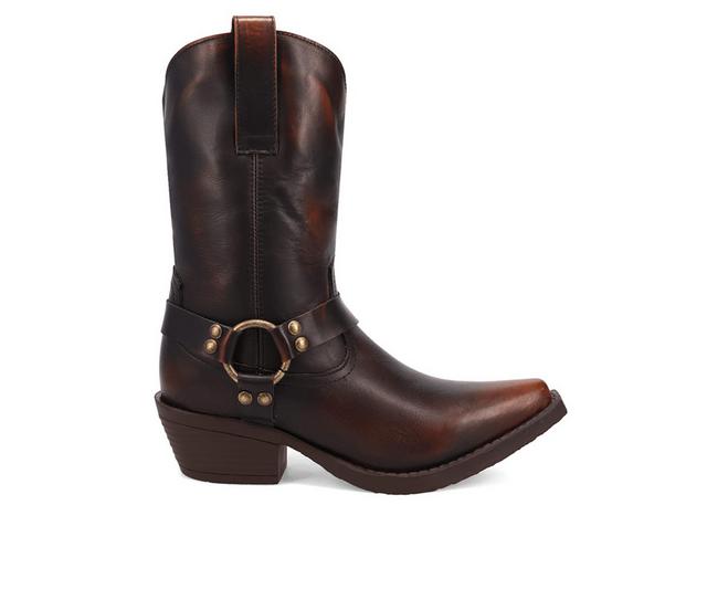 Women's Dingo Boot Ride A Way Western Boots in Brown color