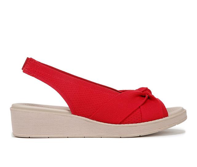 Women's LifeStride Bell Wedges in Fire Red color