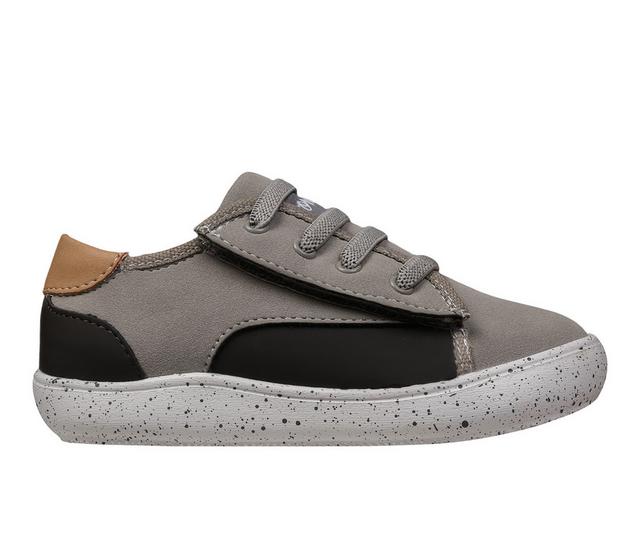 Boys' Oomphies Toddler Ash Sneakers in Grey color