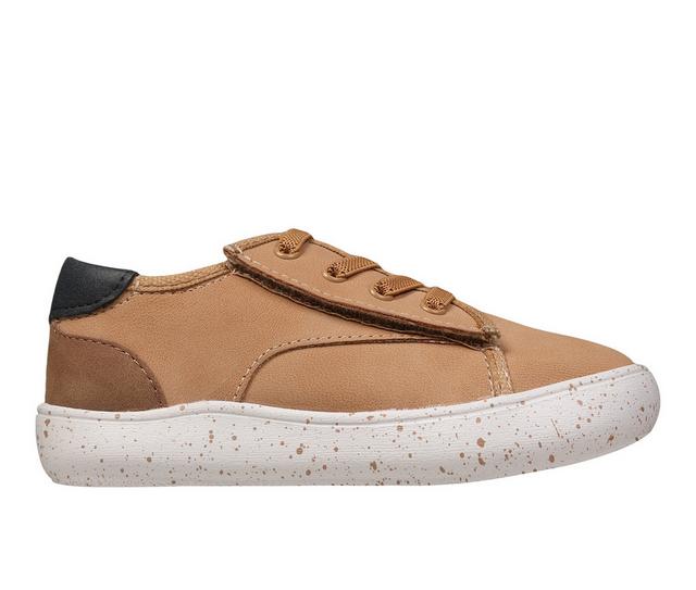 Boys' Oomphies Toddler Ash Sneakers in Tan color