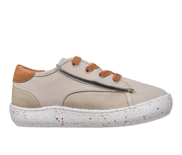 Boys' Oomphies Toddler Ash Sneakers in Beige color