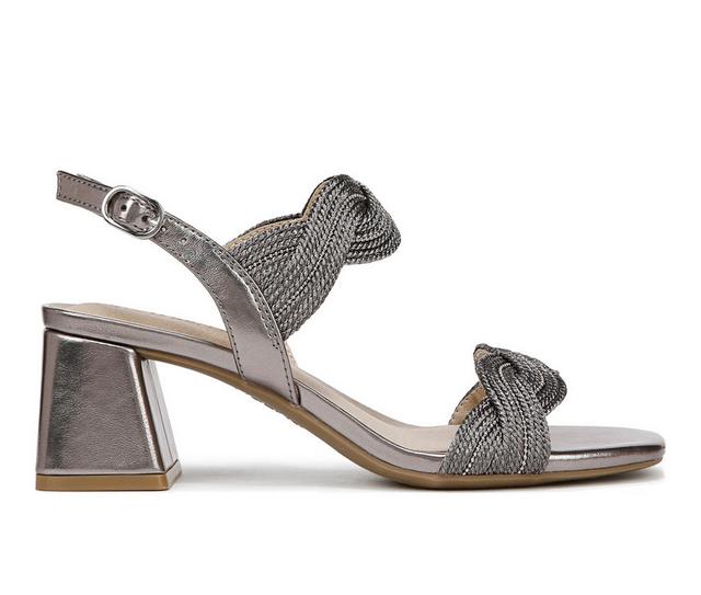 Women's LifeStride Charnelle Dress Sandals in Pewter Grey color