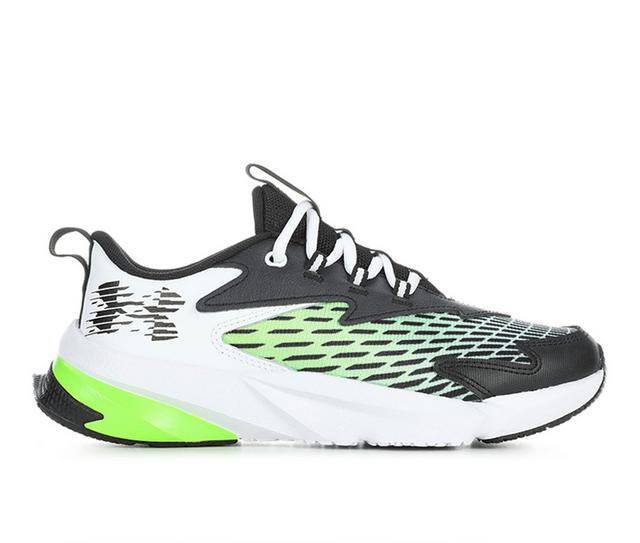 Boys' Under Armour Big Kid Scramjet 7 Running Shoes in Black/Lime/Wht color