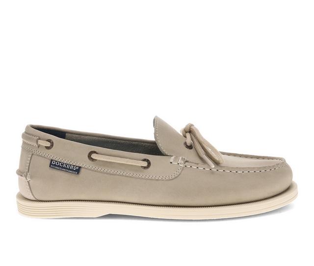 Men's Dockers Darnell Boat Shoes in Light Grey color