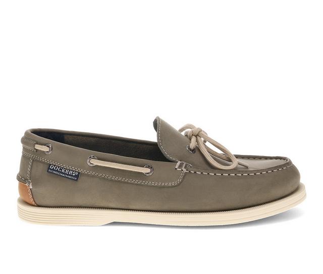 Men's Dockers Darnell Boat Shoes in Olive color