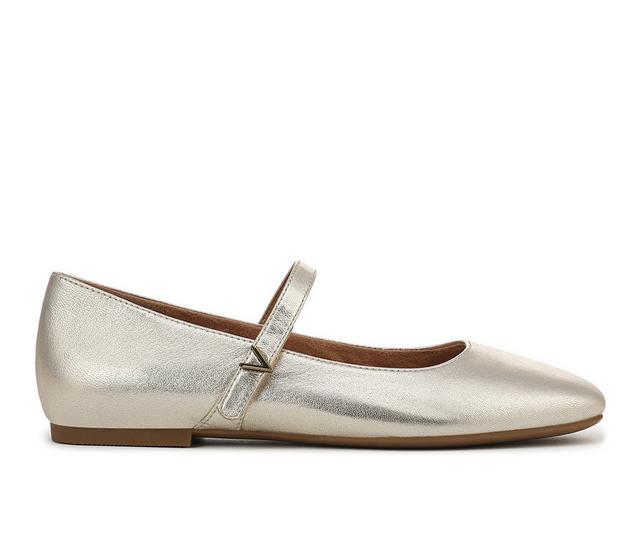 Women's Vionic Alameda Mary Jane Flats in Gold color