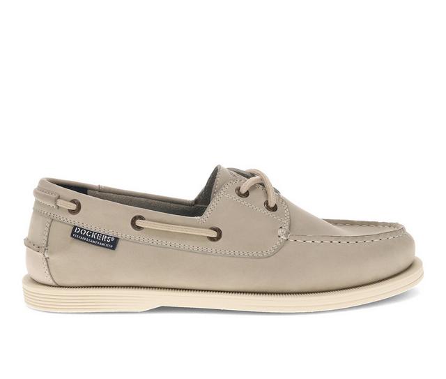 Men's Dockers Dennison Boat Shoes in Light Grey color