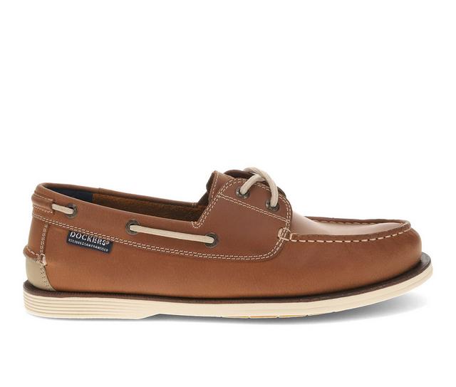 Men's Dockers Dennison Boat Shoes in Dark Brown color
