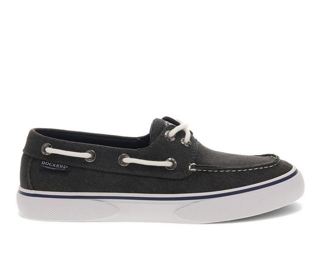 Men's Dockers Rowe Boat Shoes in Black color