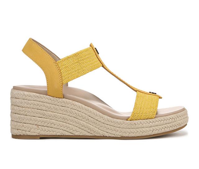 Women's Vionic Calera Wedges in Butter Yellow color