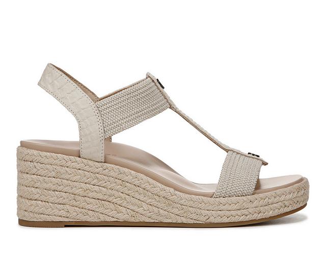 Women's Vionic Calera Wedges in Cream Snake color
