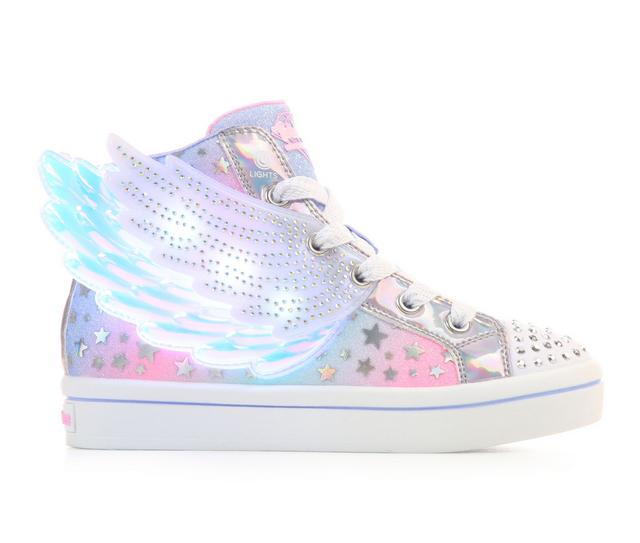 Girls' Skechers Little Kid Twi-Lite Wing in Periwinkle/Mult color