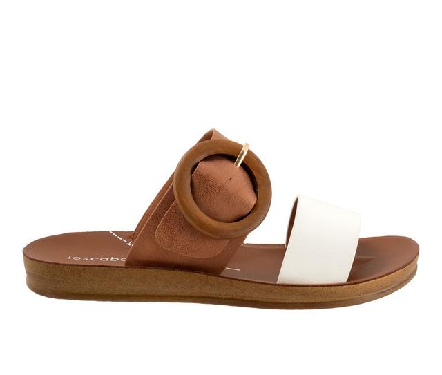 Women's Los Cabos Damani Sandals in White/Bronze color
