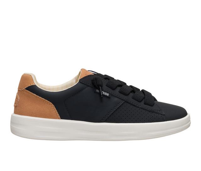 Women's HEYDUDE Karina Duo Classic Casual Shoes in Black/Tan color
