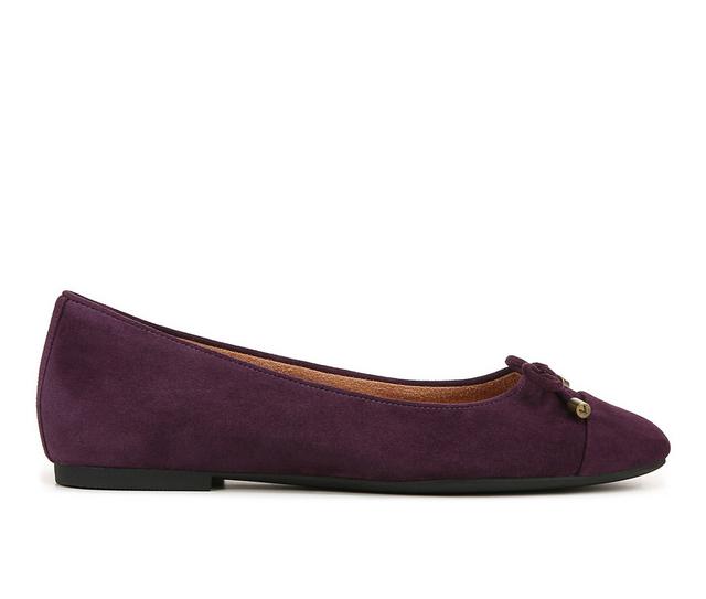 Women's Vionic Klara Flats in Winter Plum color