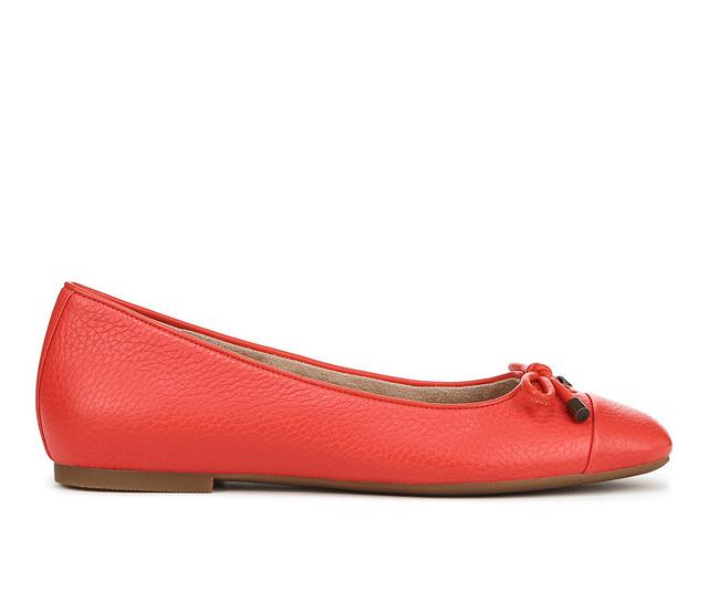 Women's Vionic Klara Flats in Cherry Tomato color
