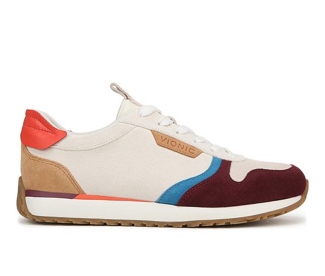 Women's Vionic Monarch Sneakers in Ivory Multi color