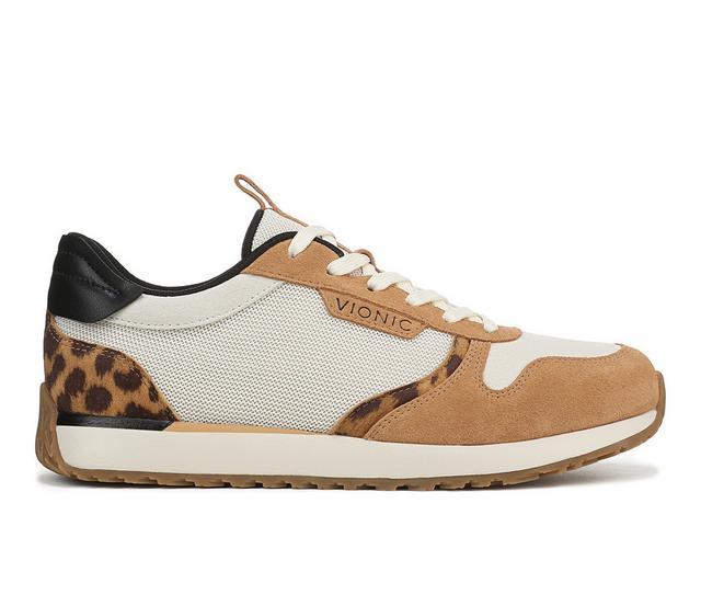 Women's Vionic Monarch Sneakers in Ivory color