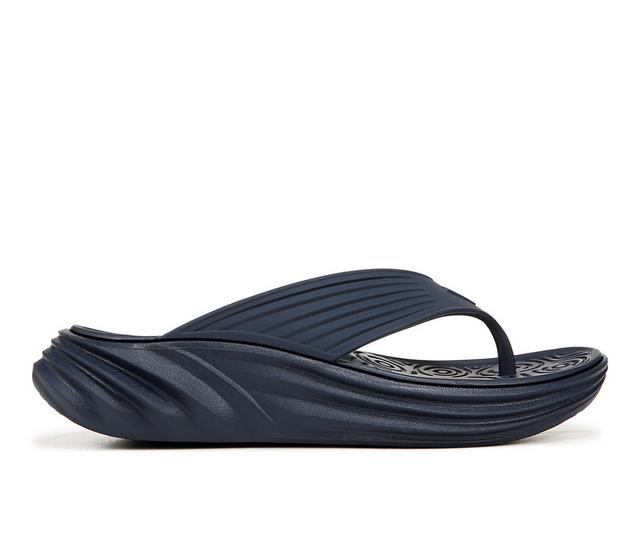Women's Vionic Tide Rx Flip-Flops in Navy color