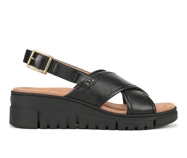 Women's Vionic Uptown Sonoma Wedges in Black color