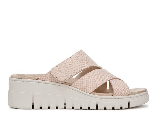 Women's Vionic Uptown Sunset Wedges in Cameo Rose color
