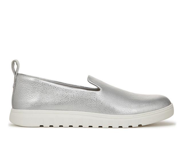 Women's Vionic Uptown Willa Slip-On Sneakers in Silver color