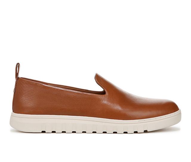 Women's Vionic Uptown Willa Slip-On Sneakers in Tan color