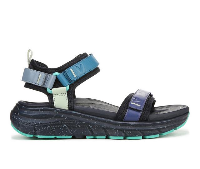 Women's Vionic Walk Max Wanderer Outdoor Sandals in Navy color