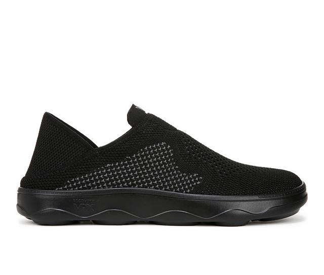 Vionic Mens Sage Rx Oxfords in Black Knit color