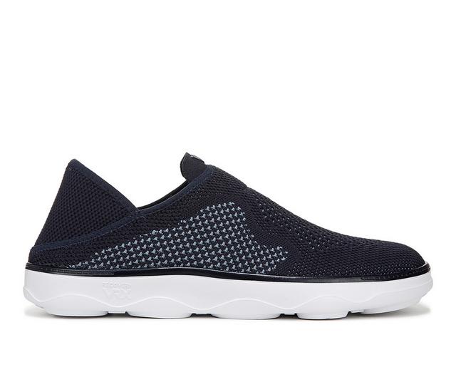 Vionic Mens Sage Rx Oxfords in Navy Knit color