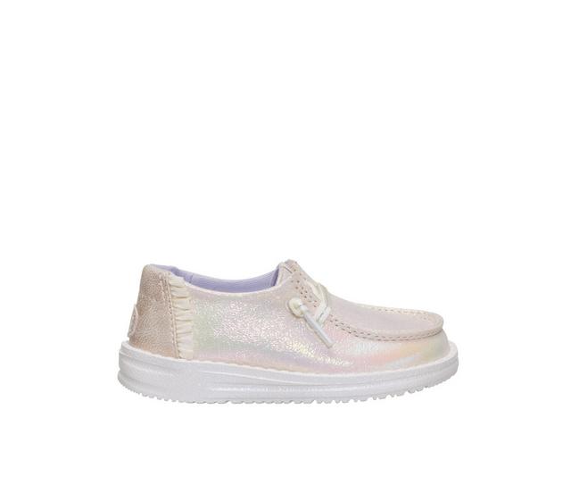 Girls' HEYDUDE Toddler Wendy Dazzle 5-10 in Iridescent color